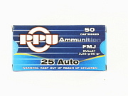 Show product details for 25 Auto Ammunition PPU