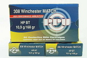 Show product details for 308 Winchester Match Ammunition PPU 