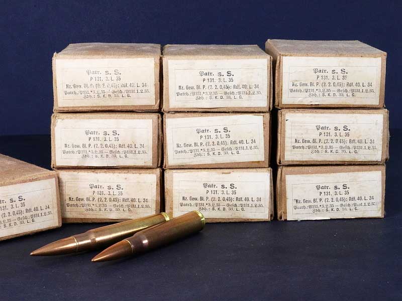 8mm Mauser German Ammunition 1935 1 Box 0801