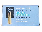 Show product details for 8x56r Mannlicher Ammunition PPU SP