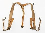 Show product details for Czech Military Y Strap Suspenders Leather