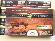 Show product details for 308 Winchester Federal Premium Gold Medal 10 Boxes #3919