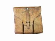 Show product details for Turkish Thompson SMG Leather Magazine Pouch #4284