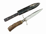Show product details for Vintage German Hunting Knife in HJ Scabbard #4286