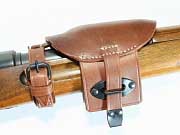 Show product details for K98 Mauser Rear Sight Cover Leather Reproduction