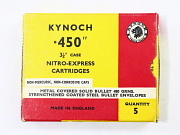 Show product details for 450 Nitro Express Ammunition Kynoch MC SOLID 1 Box