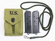 1911 Government Pistol, 2 Magazine, Pouch and  Lanyard Set Reproduction
