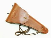 Show product details for US M1916 USMC Leather Holster For 1911 Pistol Reproduction 