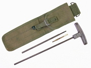 Show product details for US M1 Carbine Cleaning Rod and Pouch Set Green