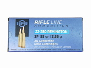 Show product details for 22-250 Remington Ammunition PPU SP 