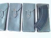 Show product details for Romanian AK47 Leather Magazine Pouch Single Cell