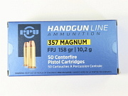 Show product details for 357 Magnum Ammunition PPU FPJ 158Grn