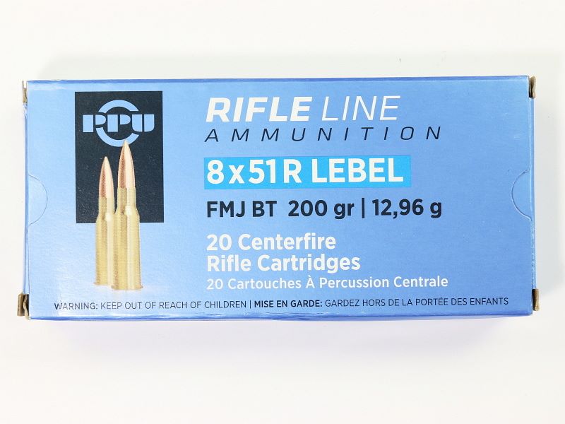 8mm Lebel Ammunition PPU FMJ  