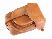 German WW2 Era Leather Saddle Bag Dated 1941 #4864