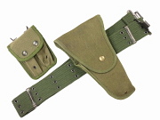 Belgian Hi Power Pistol Holster, Pouch and Belt Set