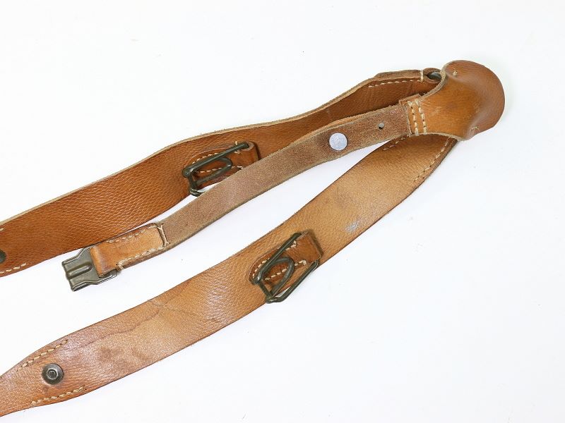 Czech Military Y Strap Suspenders Leather