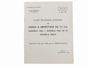 French MAS 36 CR39 1936/51 Rifle Manual Original