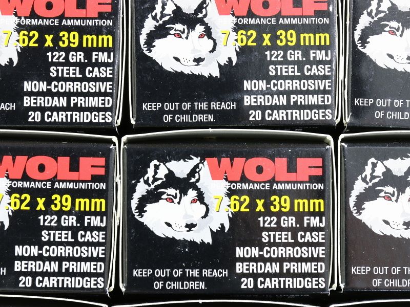 7.62x39 Wolf Ammunition 1000 Rnds #4594