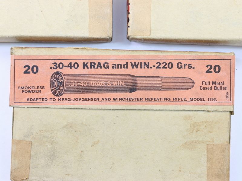 30-40 Krag Peters Vintage Ammunition Lot #3036