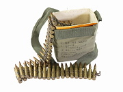 US 7.62 NATO Ammunition 1969 on Belt 110 Rnds #4617
