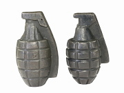 Set of 2 US Military Mk1A1 Inert WW2 Training Grenade #4964