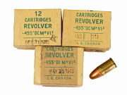 455 Webley WW2 Canadian Ammunition Lot #5070