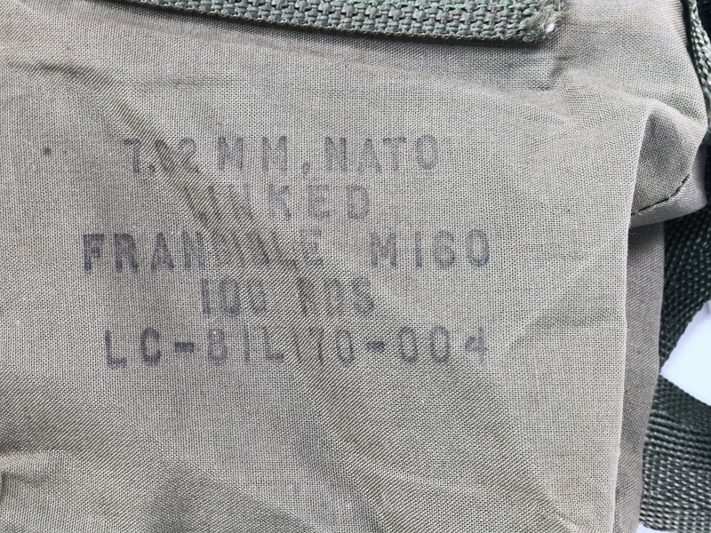 US M60 Machine Gun Cloth Ammo Pouch