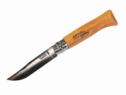 French Opinel Folding Knife No8 Carbon Steel