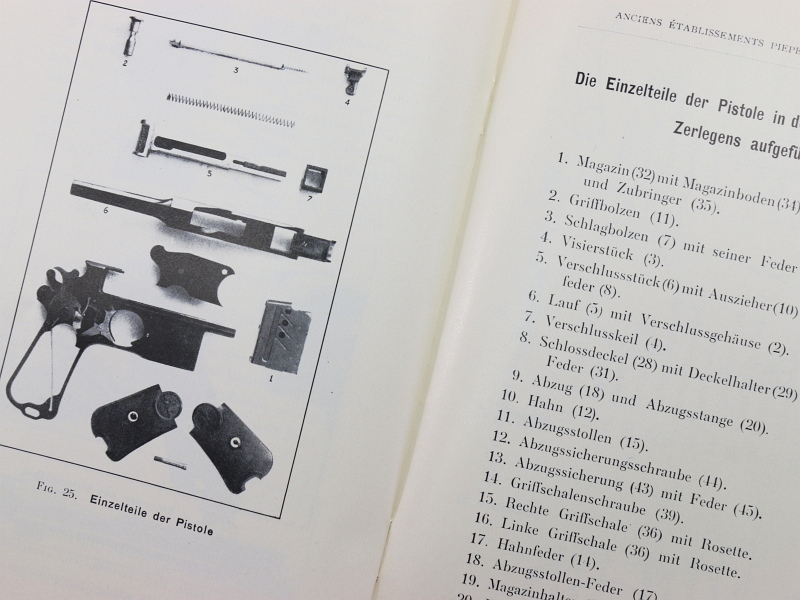 Bergmann Bayard 1908 Pistol Manual Reprint