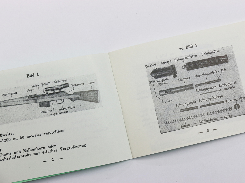 German K43 Rifle Manual Reprint