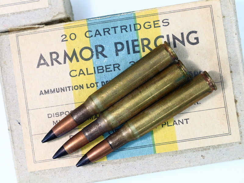 30-06 US Military WW2 AP Armor Piercing Ammunition Lot #1539