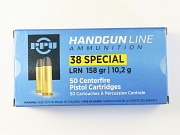 Show product details for 38 Special Ammunition PPU LRN