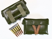 Mosin Nagant Ammo Pouch CHINESE Green Pleather 